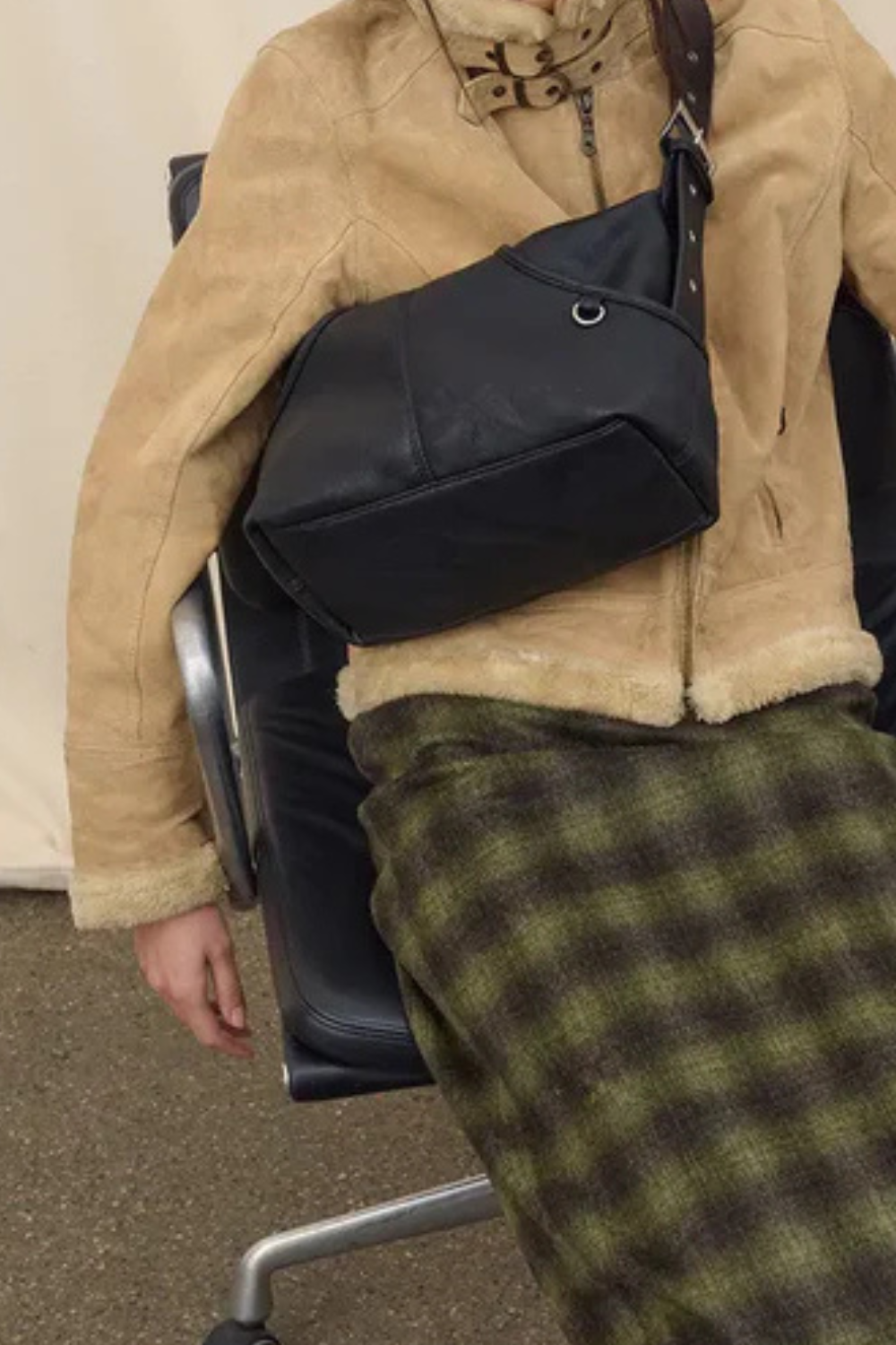 Joan Shoulder Bag - Black - Silfen Studio