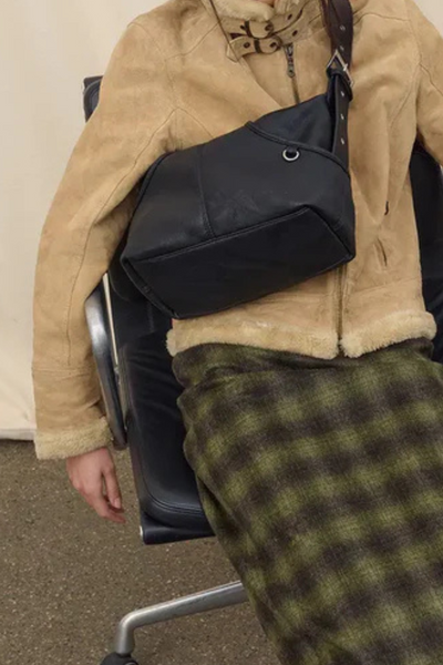 Joan Shoulder Bag - Black - Silfen Studio