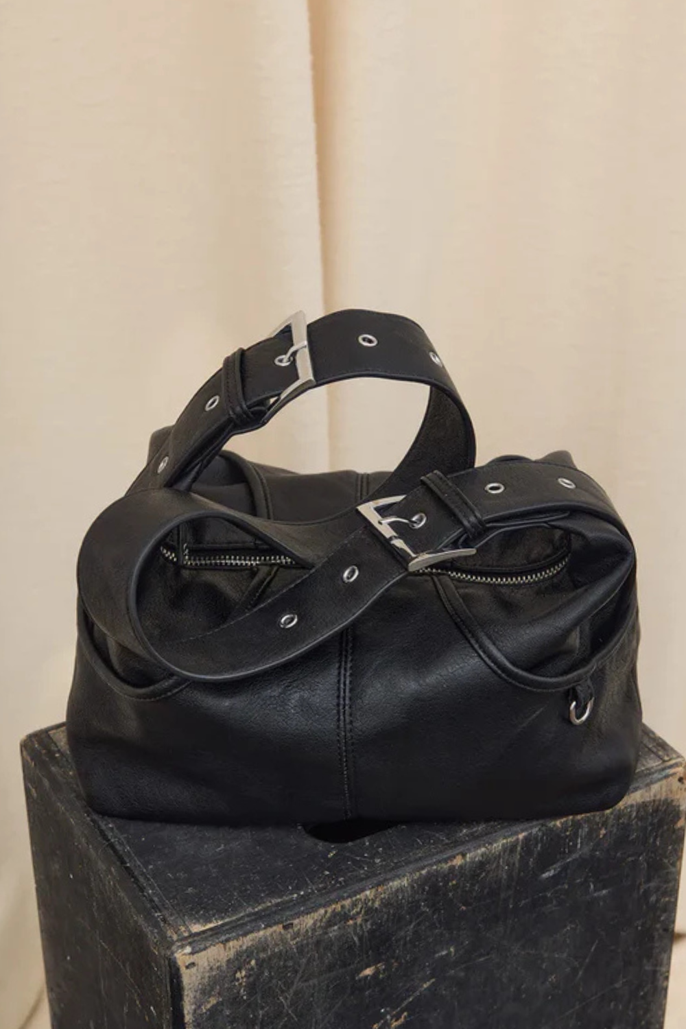 Joan Shoulder Bag - Black - Silfen Studio