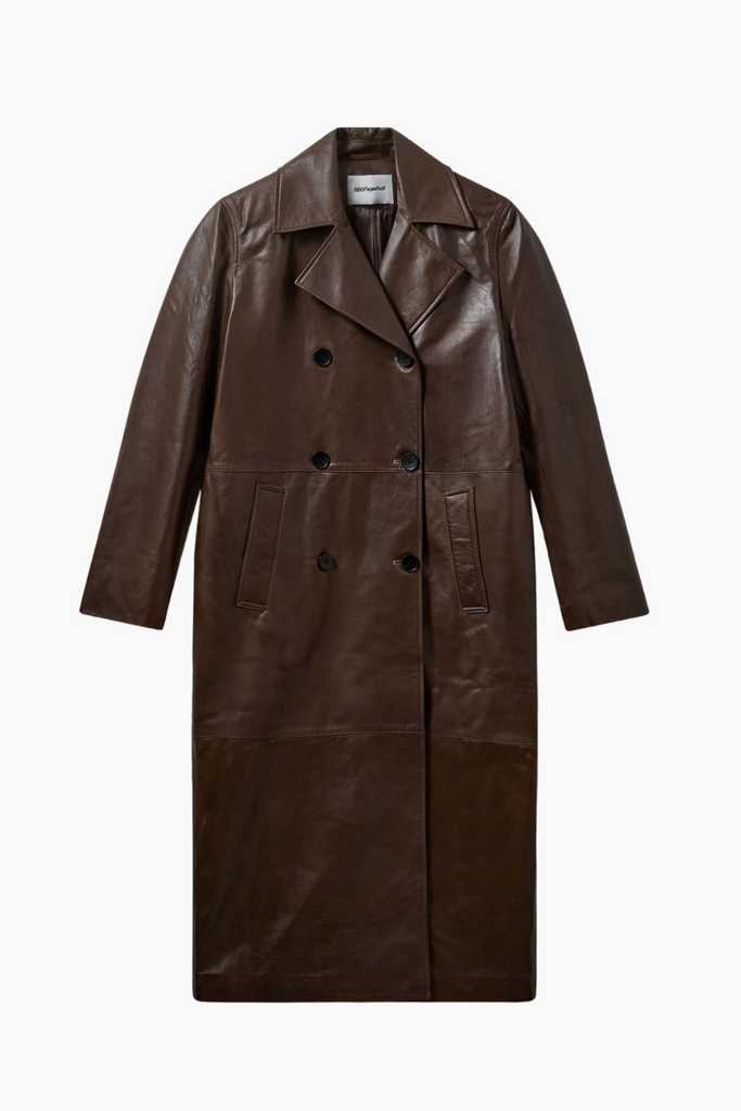 Jupiter Coat - Coffee Brown - H2O Fagerholt