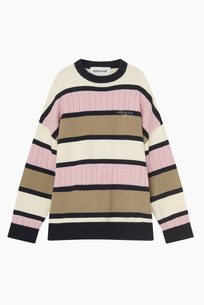 KarloRS Knit Pullover - Multi Pink - Résumé