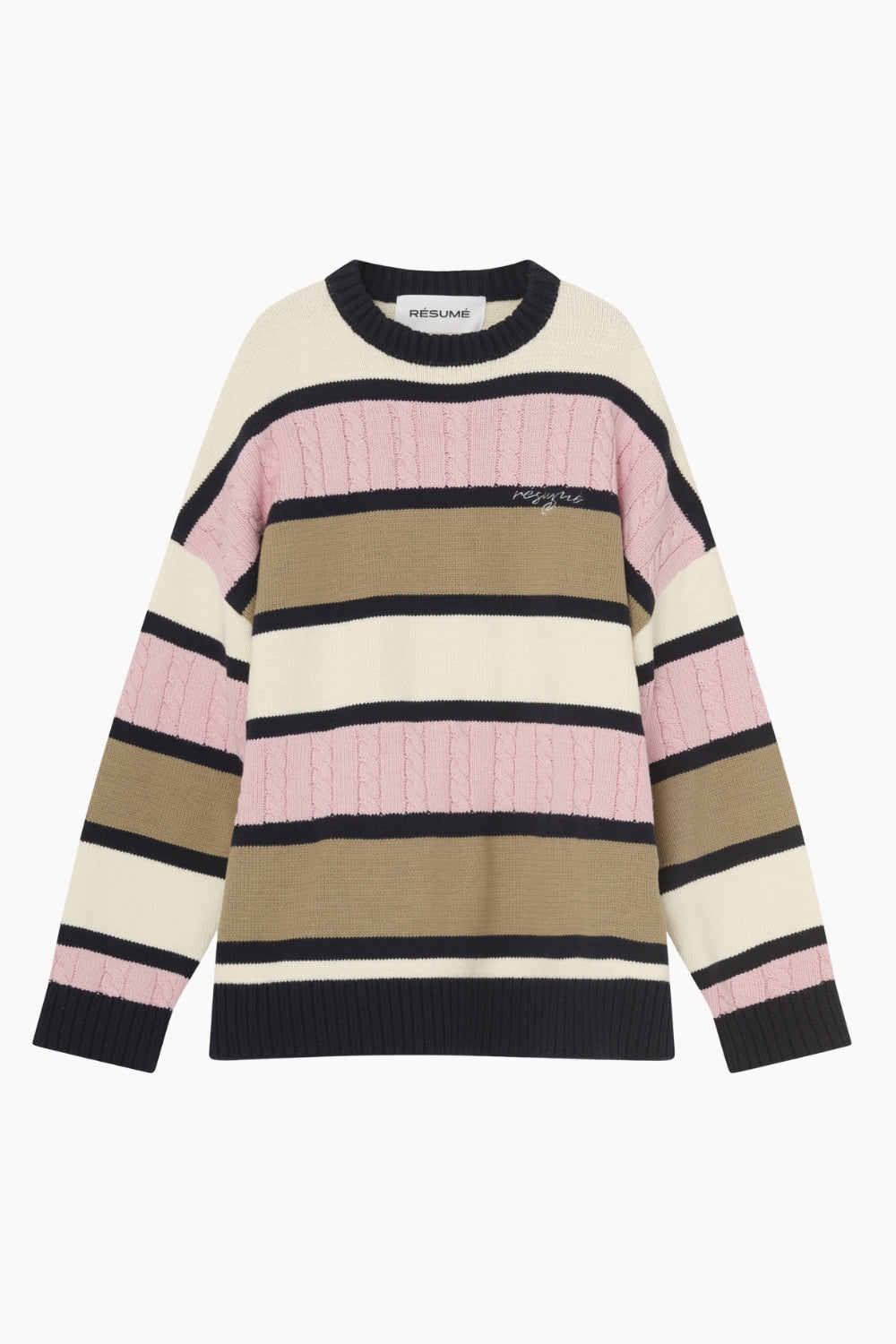 KarloRS Knit Pullover - Multi Pink - Résumé