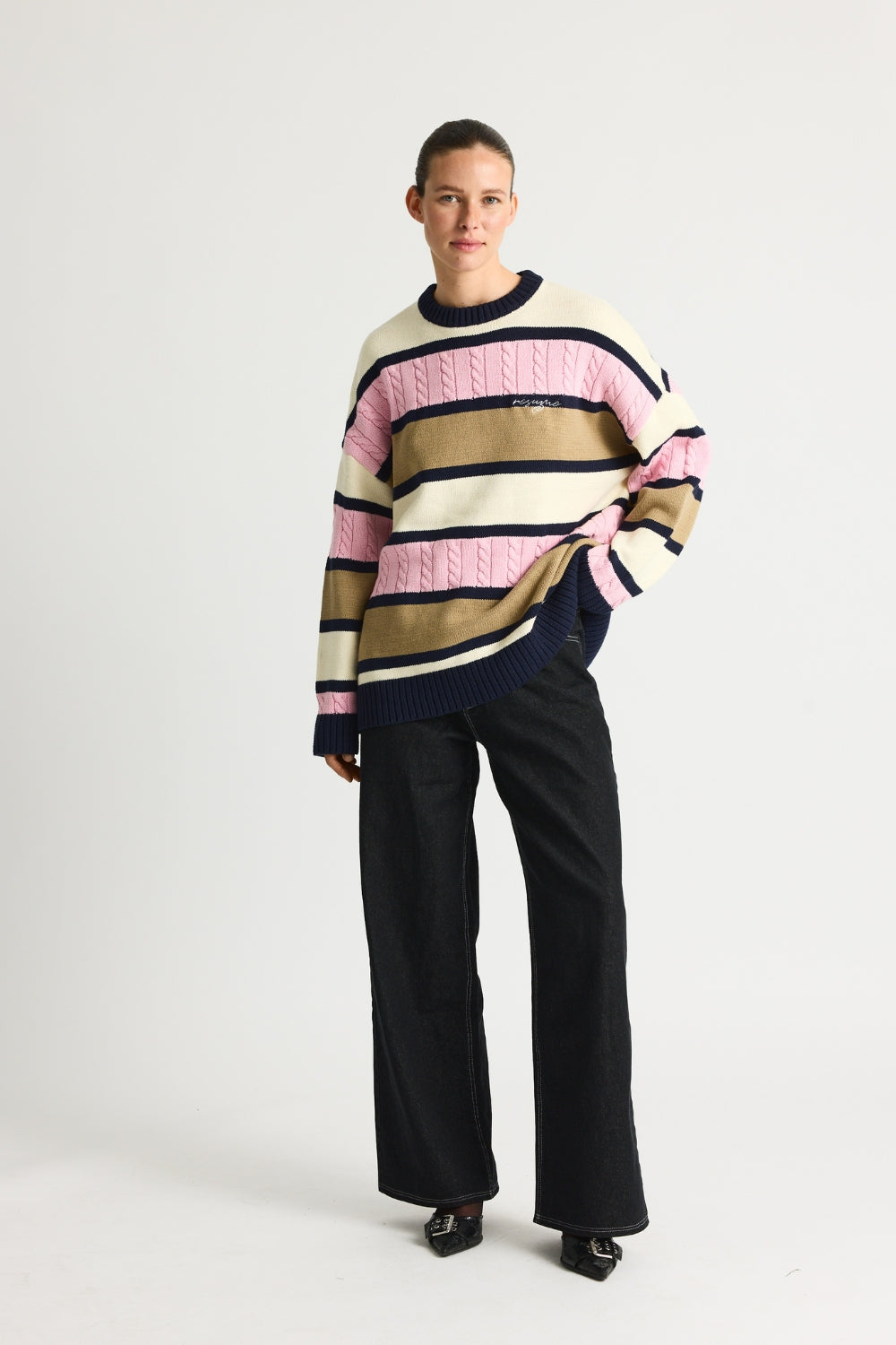 KarloRS Knit Pullover - Multi Pink - Résumé