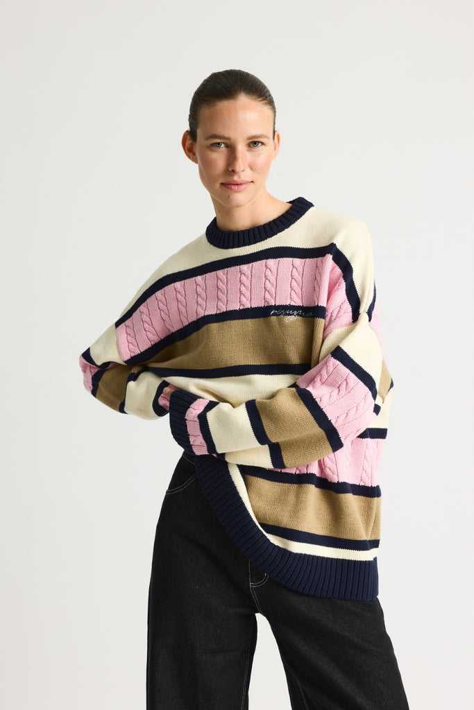 KarloRS Knit Pullover - Multi Pink - Résumé