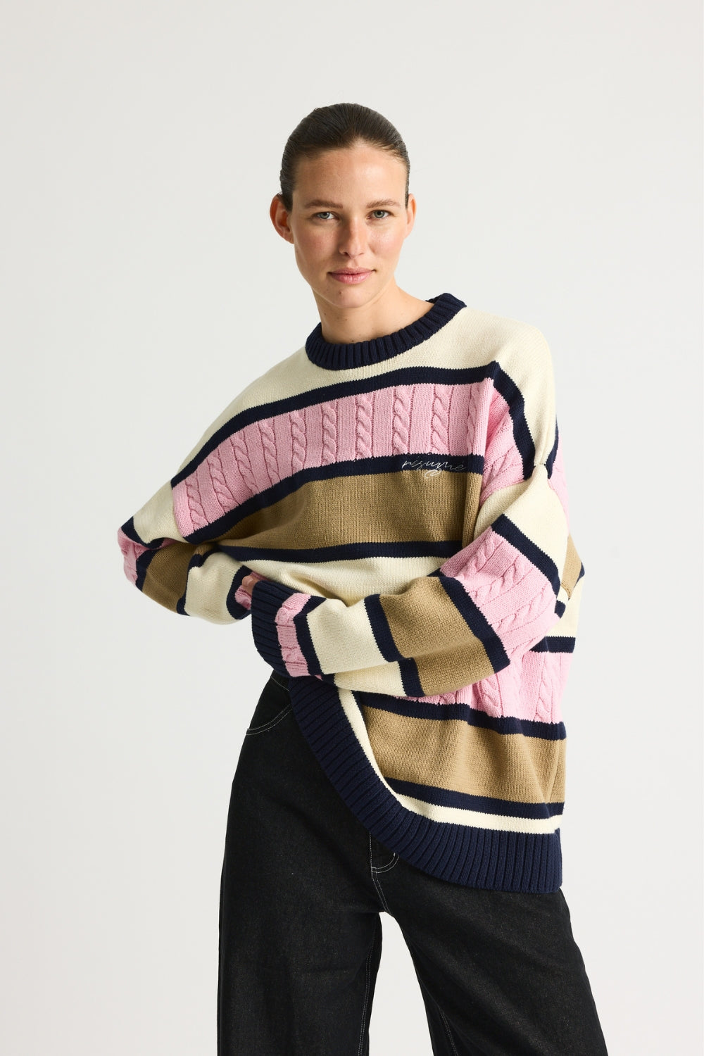 KarloRS Knit Pullover - Multi Pink - Résumé