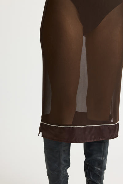 KendraRS Skirt - Dark Brown - Résumé