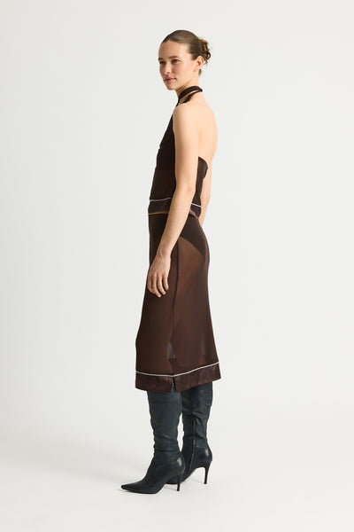 KendraRS Skirt - Dark Brown - Résumé