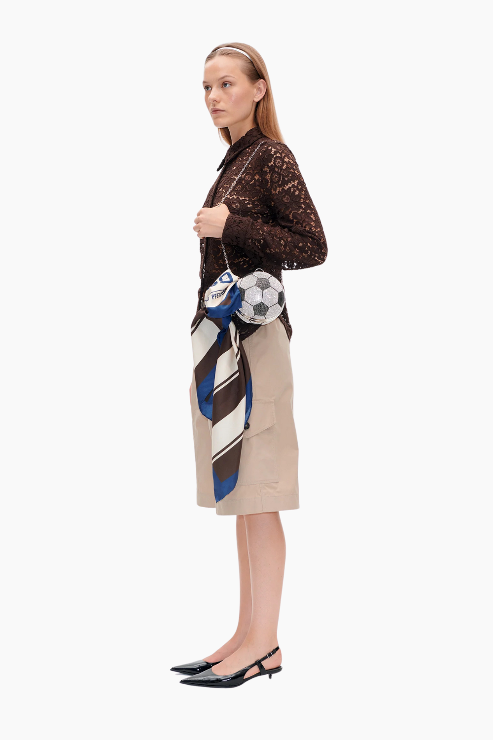 Kenza Bag - Jet Crystal Football - Baum und Pferdgarten