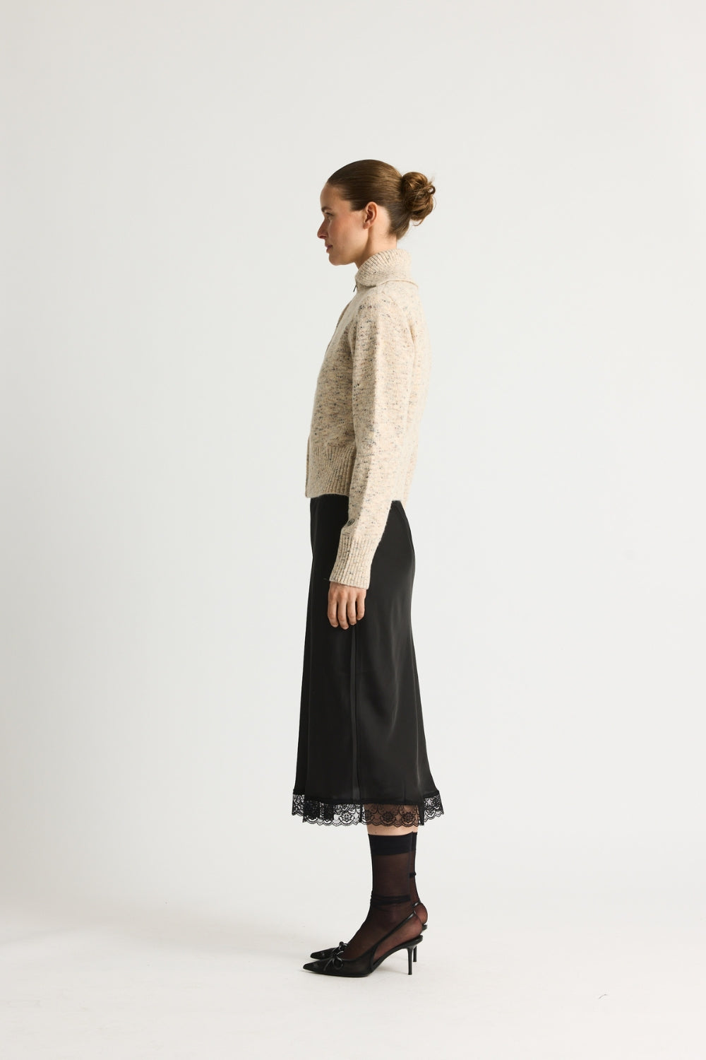 KiannaRS Knit Zip - Creme - Résumé