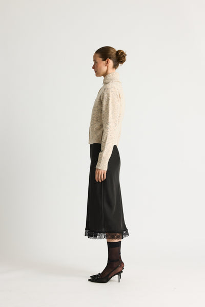 KiannaRS Knit Zip - Creme - Résumé