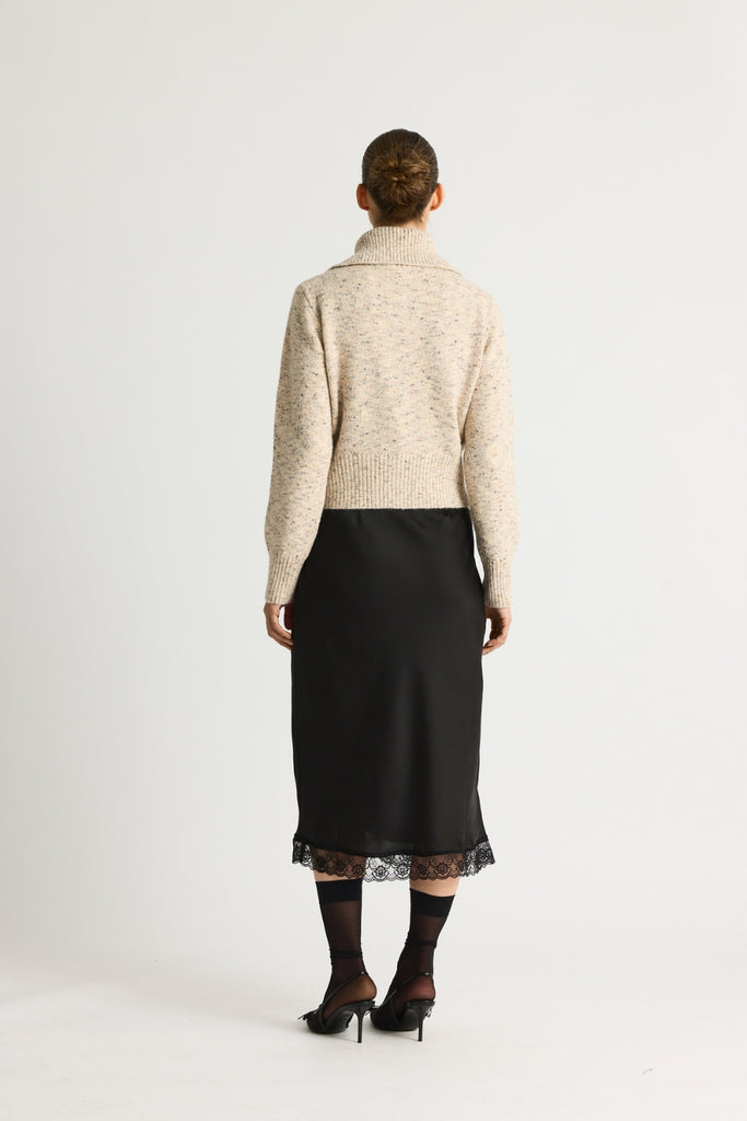 KiannaRS Knit Zip - Creme - Résumé