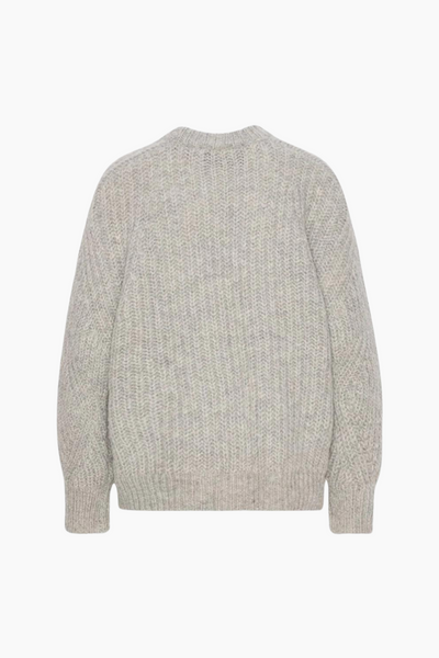 Knitted Logo Sweater - Opal Grey - ROTATE