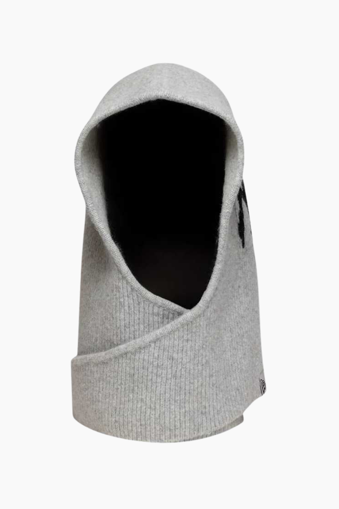 Knitted Tie hood - Grey - New Era