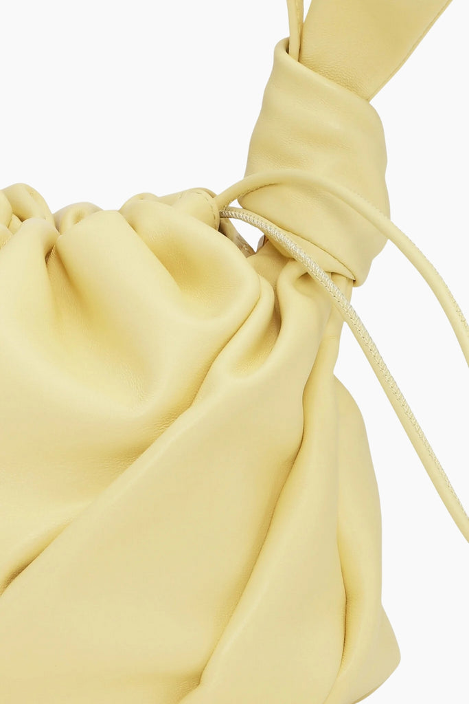 Leather Bon Bon Bag - Italian Straw - Rotate