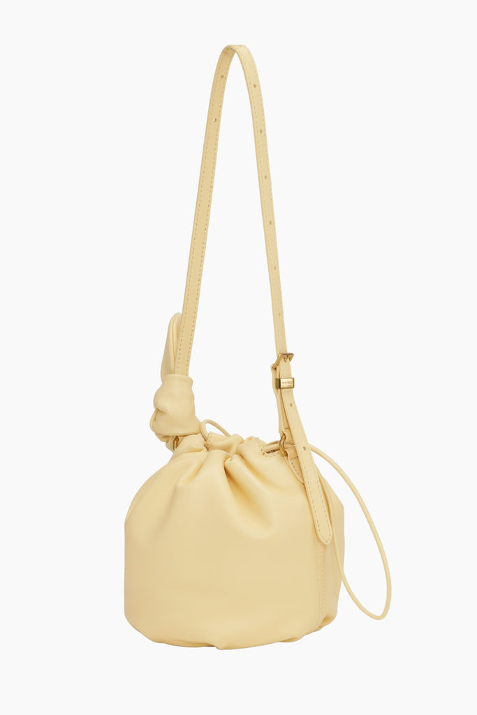 Leather Bon Bon Bag - Italian Straw - Rotate