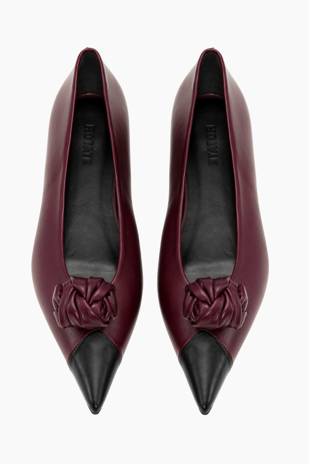 Leather Knot Ballerina - Catawba Grape Comb - Rotate