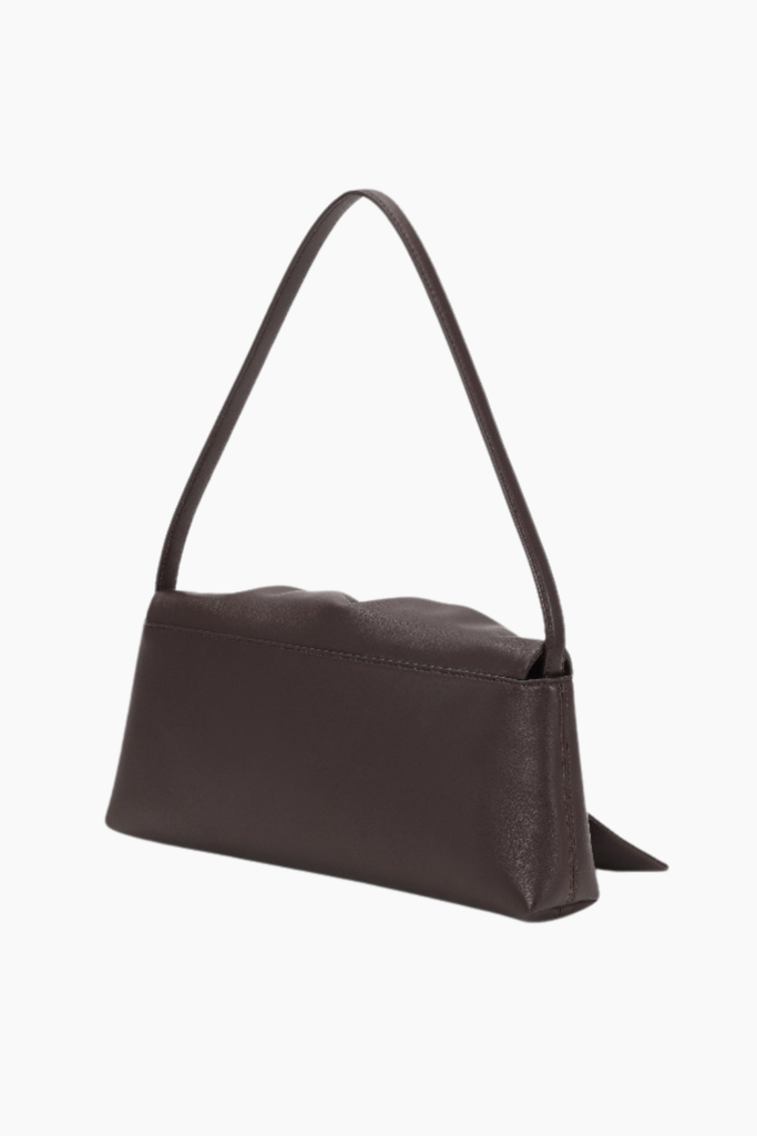Leather Knot Scarf Bag - Molé - Rotate