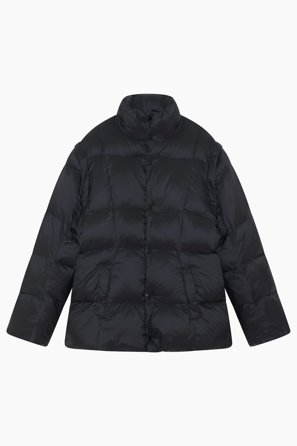 Leoni Short Padded Jacket - Black - Wood Wood