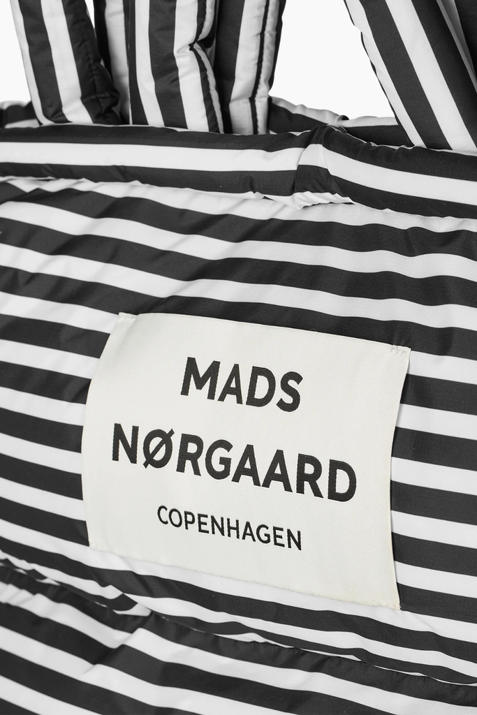 Light Ripstop Pillow Bag AOP - Black/White - Mads Nørgaard