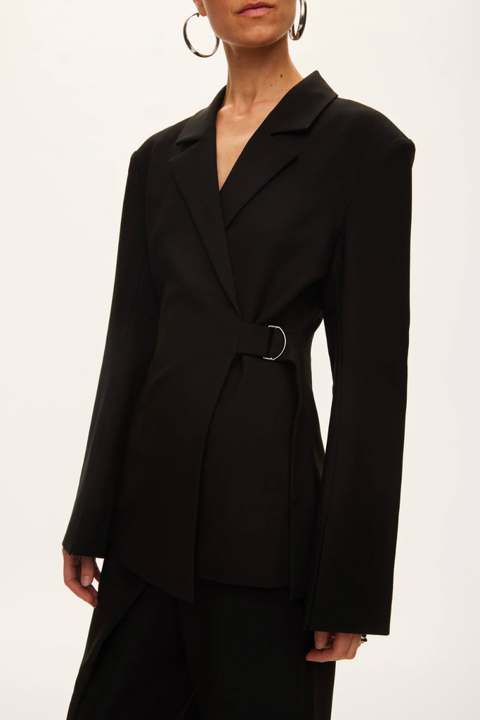 Lind Blazer - Black - Oval Square