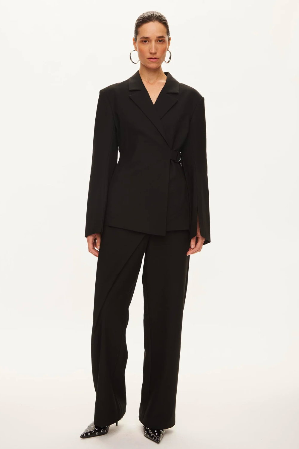 Lind Blazer - Black - Oval Square