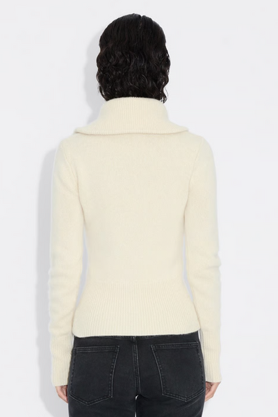 Line Wool Cardigan - Ecru - Holzweiler