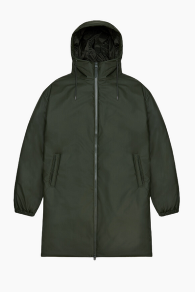 Lohja Longer Insulated Jacket W3T2 - Green - Rains