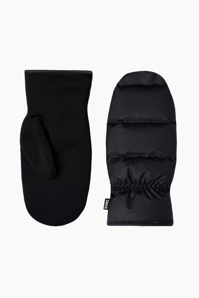 Lohja Puffer Mittens W1T2 - Black - Rains