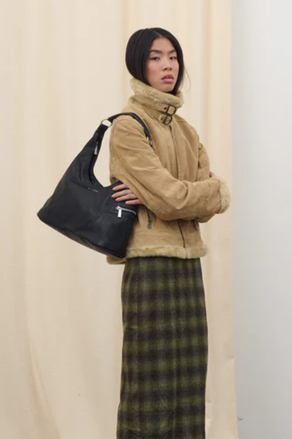 Lola Shoulder Bag - Black - Silfen Studio