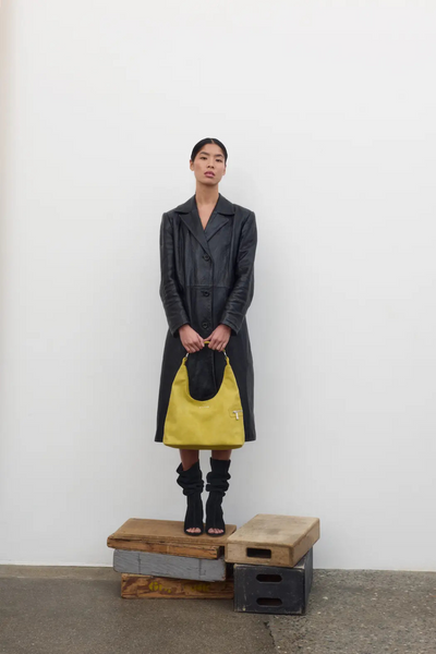 Lola Shoulder Bag - Chartreuse - Silfen Studio-4