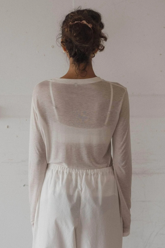 Long Sleeve Tee Bamboo Lyocell - Undyed - Baserange