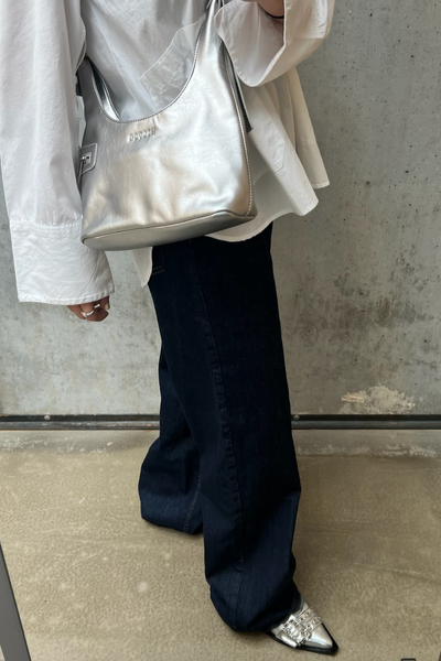 Lotta Shoulder Bag - Silver - Silfen Studio