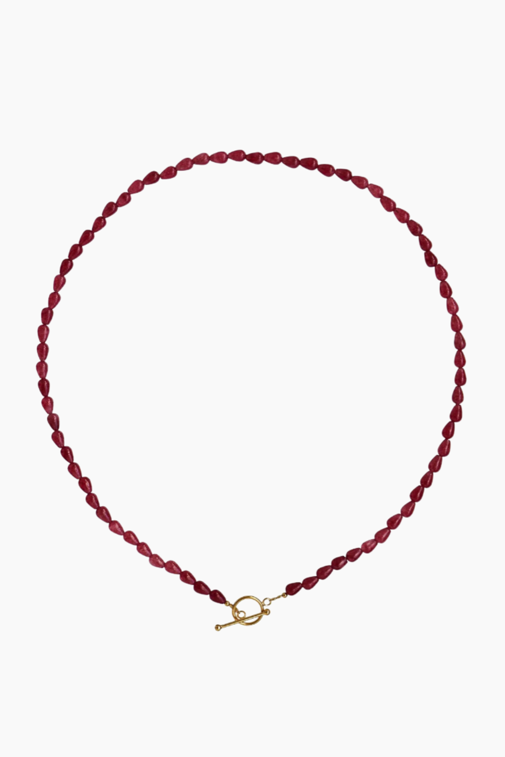 Love Drop Necklace - Burgundy - Stine A