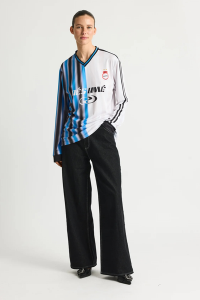 LucaRS Blouse - Blue Stripe - Résumé