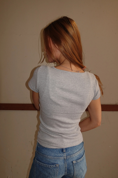 LucyRS Tee - Grey Melange - Résumé