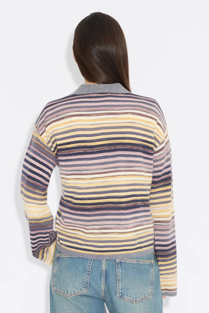 Luna Space Yarn Polo - Multicolor - Holzweiler