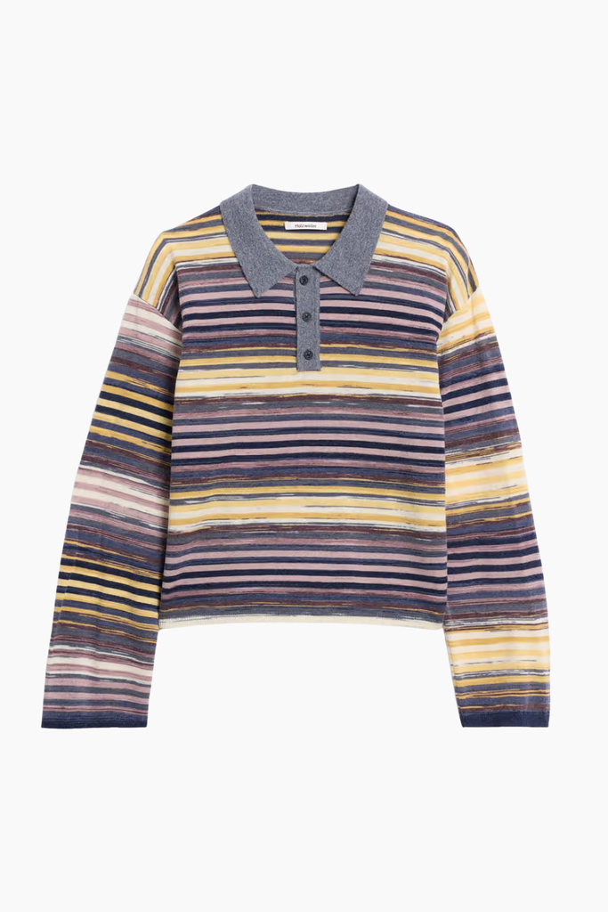 Luna Space Yarn Polo - Multicolor - Holzweiler