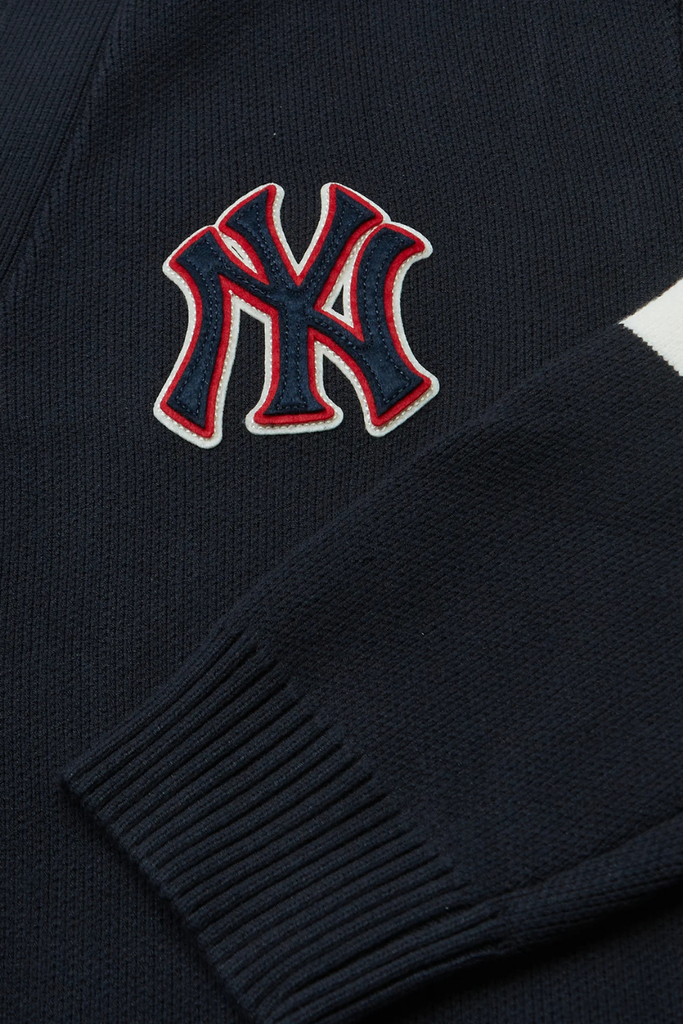 MLB KNIT CARDIGAN - Navy - New Era