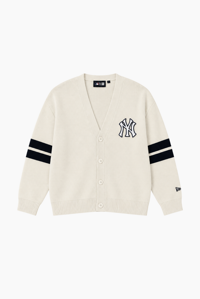 MLB Knit Cardigan - Creme - New Era