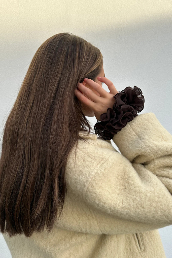 Mavis Scrunchie - Mocca - Pico