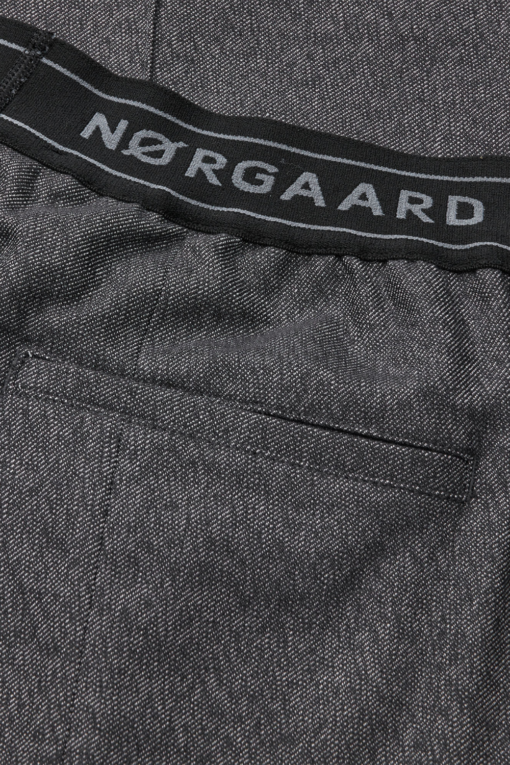 Melange Harly Pants - Dark Grey Melange - Mads Nørgaard