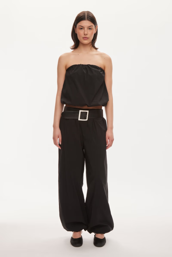 Miku Top - Black - Oval Square