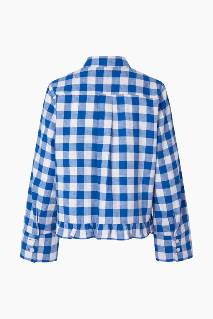 Miluna Shirt - Blue Sailor Check - Baum und Pferdgarten