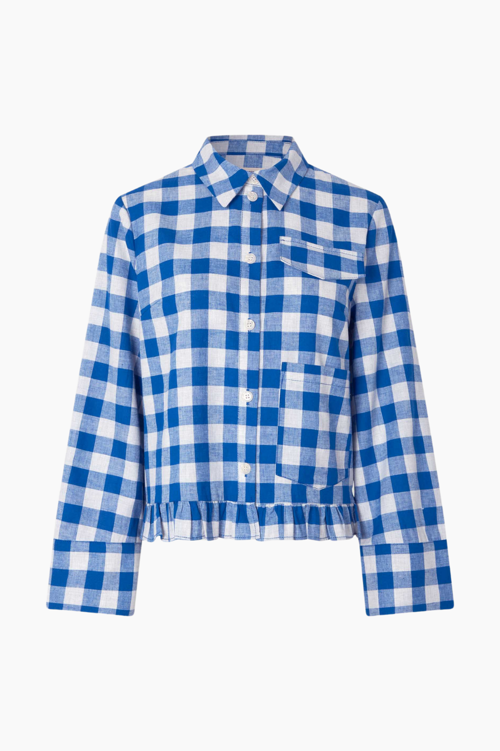 Miluna Shirt - Blue Sailor Check - Baum und Pferdgarten