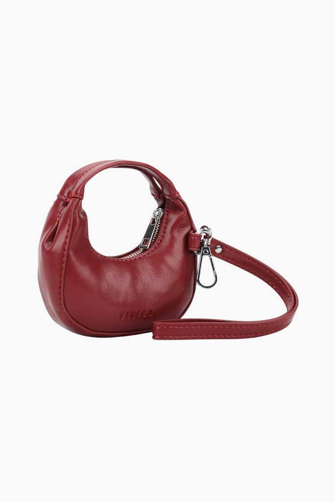 Mini Mona Charm - Burgundy - Silfen Studio
