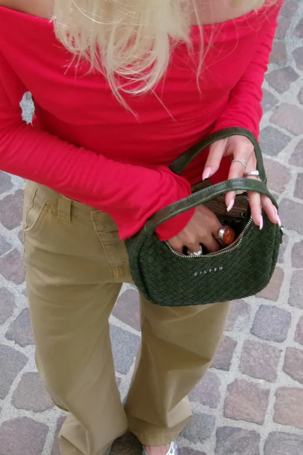 Mona Handbag - Pine Forest - Silfen Studio