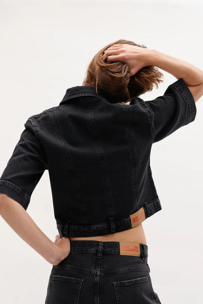 NO 05 Shirt - Black Washed Denim - Baum und Pferdgarten