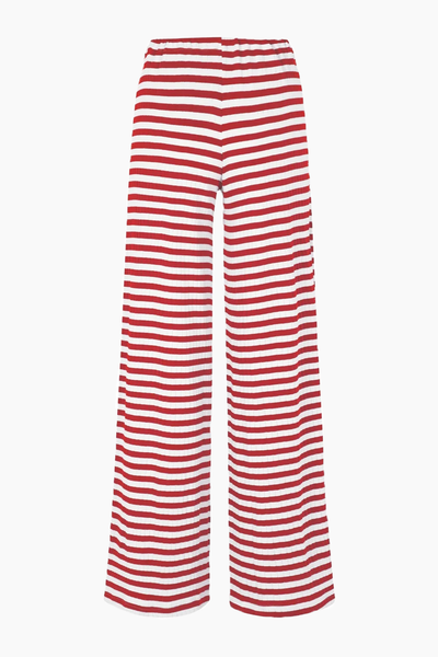 NPS Nova Pants Broadway - Red/Ecru - Nørgaard på Strøget