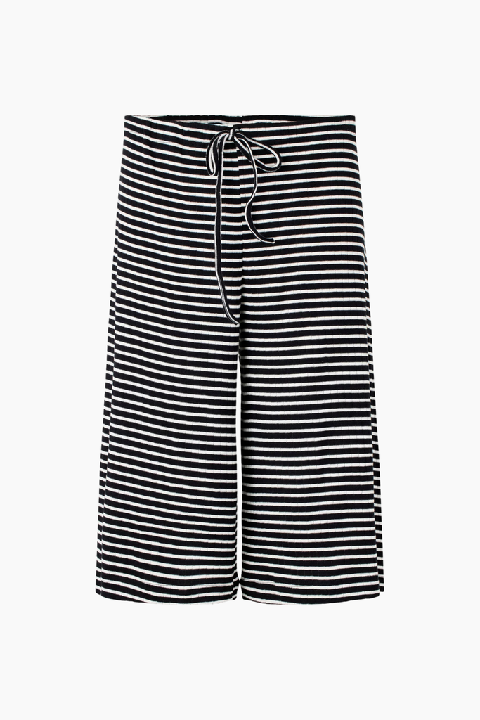 NPS Nova Shorts NPS Stripes - Black/Ecru - Nørgaard på Strøget