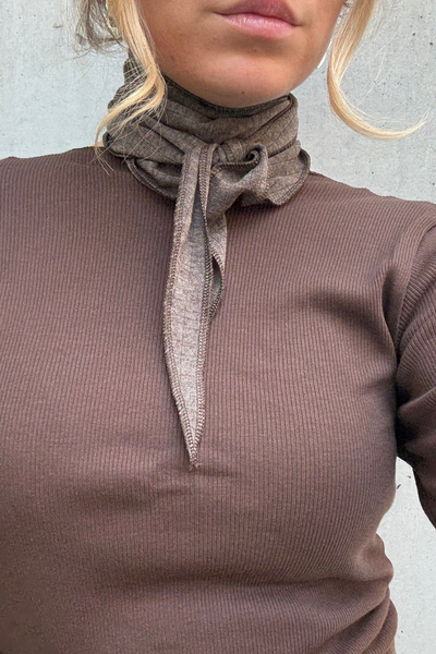 NPS Scarf Triangle Wool - Brown - Nørgaard på Strøget
